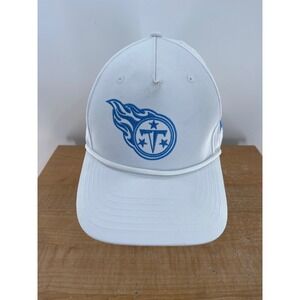 Tennessee Titans NFL White Snapback Hat Rope Brim Season Ticket Member STM Cap
